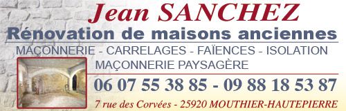 SANCHEZ Jean - Rénovation - Maçonnerie