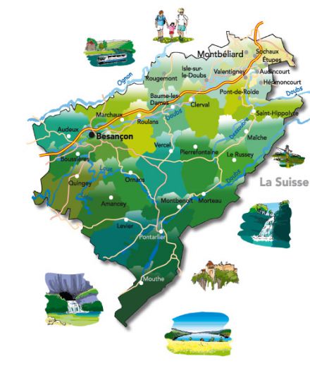 carte tourisme doubs