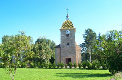 nouveau clocher de l'église de cuve