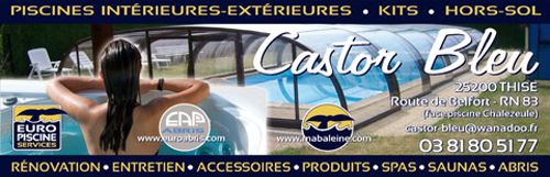 Castor Bleu - Piscines intérieures, extérieurs
kits
hors-sol
Thise